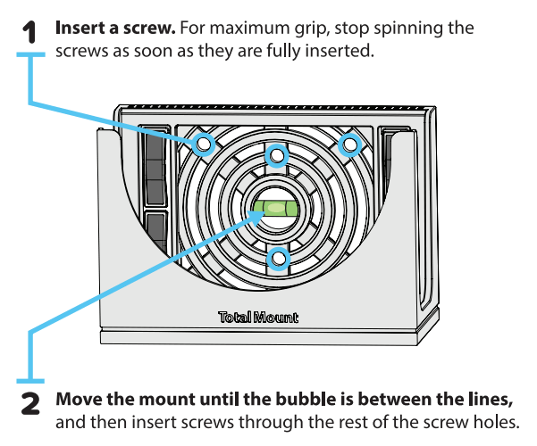 TotalMount Xbox Series S Innovelis Ledge Wall Mount - 1