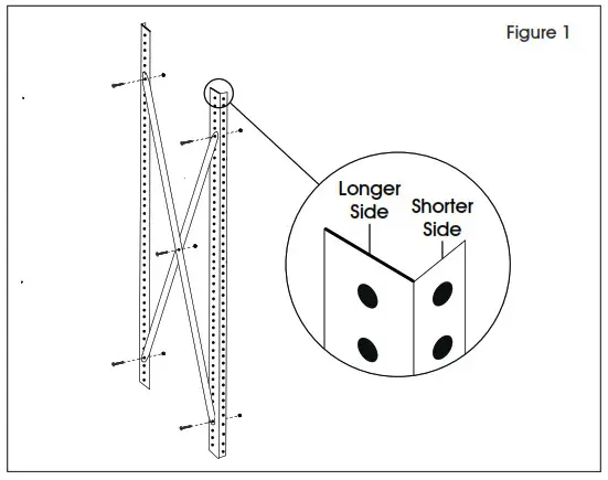 ULINE Shelf Bin Orgsnozer 39″ Tall - Assemble 1