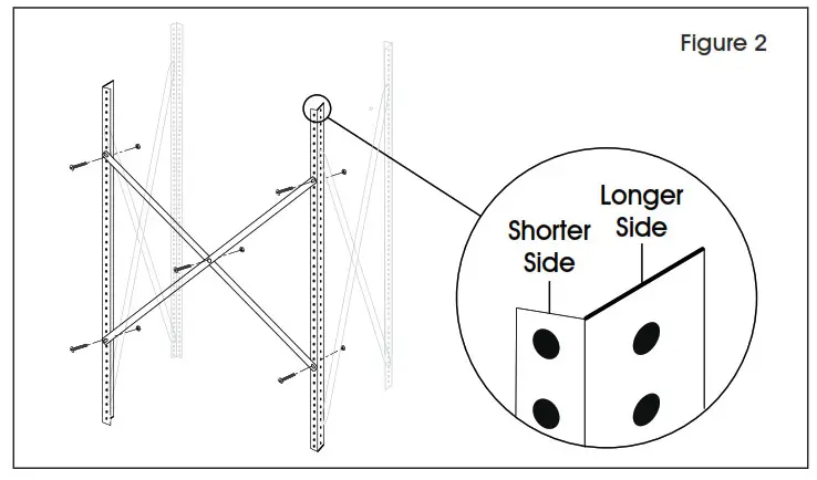 ULINE Shelf Bin Orgsnozer 39″ Tall - Assemble 2