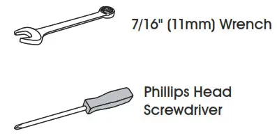 ULINE Shelf Bin Orgsnozer 39″ Tall - Tools Neded