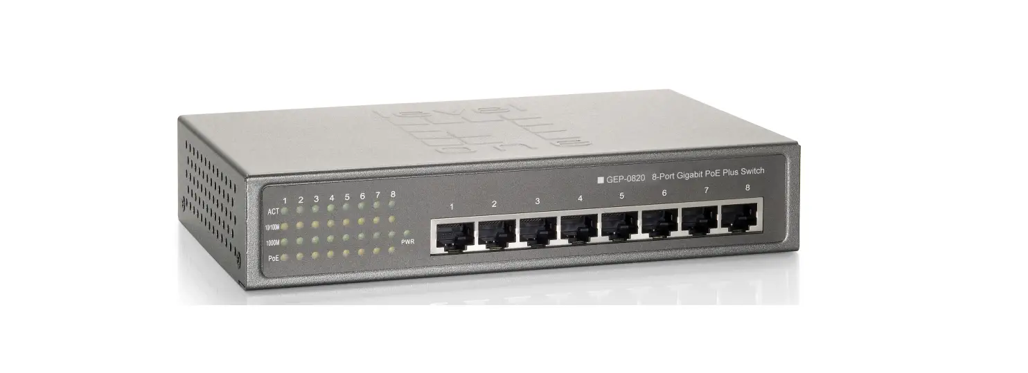 Equip Gep-0820w90 8-port Gigabit Poe Switch Owner's Manual