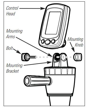 HUMMINBIRD 110-140c Fishin' - Control Head
