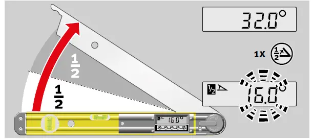 STABILA TECH 700 DA Digital Electronic Angle Finder fig 11