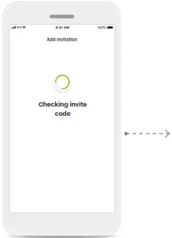 sonova my phonak junior 1.0 - Adding an invite code 4
