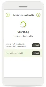 sonova my phonak junior 1.0 - Pairing with compatible hearing aids 4