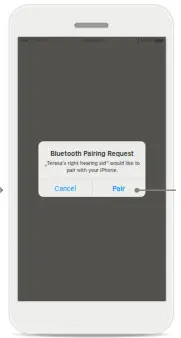 sonova my phonak junior 1.0 - Pairing with compatible hearing aids 7