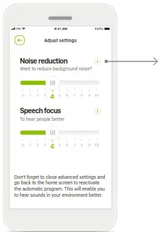 sonova my phonak junior 1.0 - Remote Control main view 2