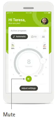 sonova my phonak junior 1.0 - Remote Control main view 4