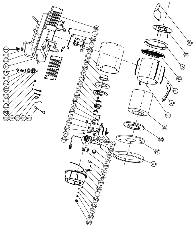 TOPMAQ BGO1402 20 Diesel Radiant Heater - fig 36