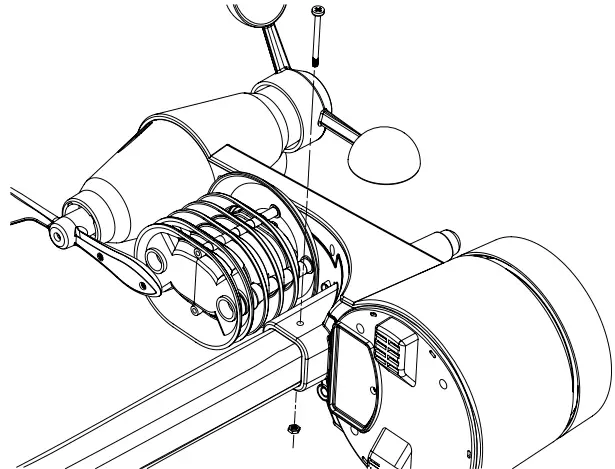 BRESSER 7 in 1 Exclusive Weather Center ClimateScout - hole on the sensor