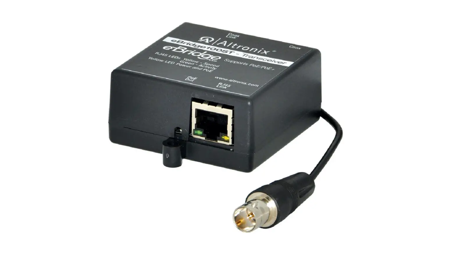 Altronix Ebridge100st Eoc Hardened Mini-transceiver Installation Guide Altronix Ebridge100st Eoc Hardened Mini-transceiver Installation Guide