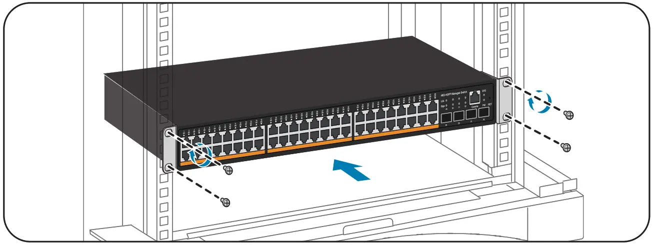 M kerLink POE G484GSM All Gigabit PoE Managed Switch - Figure 9