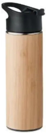 MOB MO6371 Double Wall Bamboo Flask