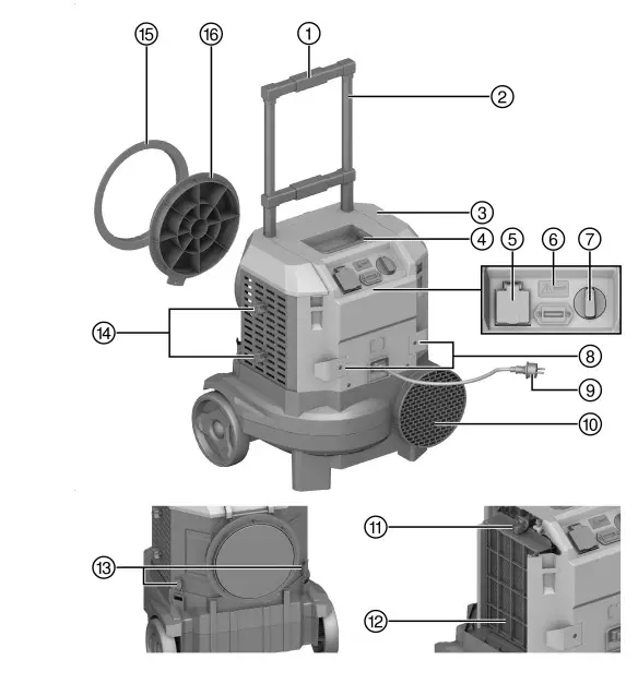 HILTI AIC 1000 Air Cleaner - Figure 3