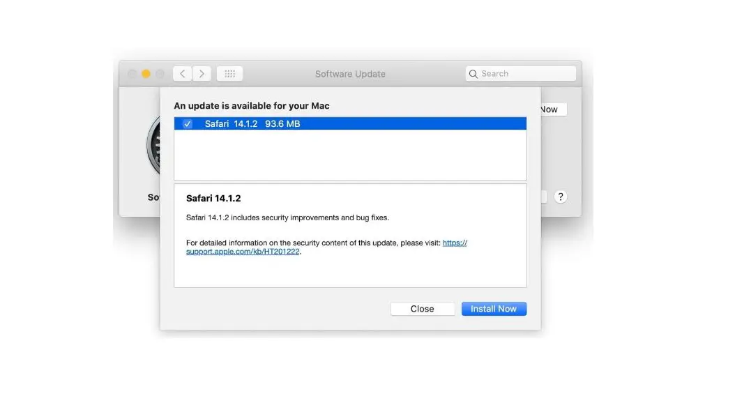 About The Security Content Of Safari 14.1.2