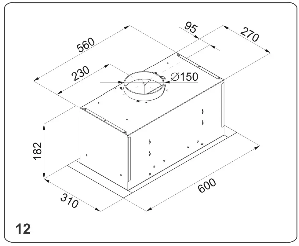 Monsher INGA Cooker Hood - Figure 12