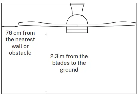 CREATE Wind Prop Ceiling Fan with DC Motor - fig 1