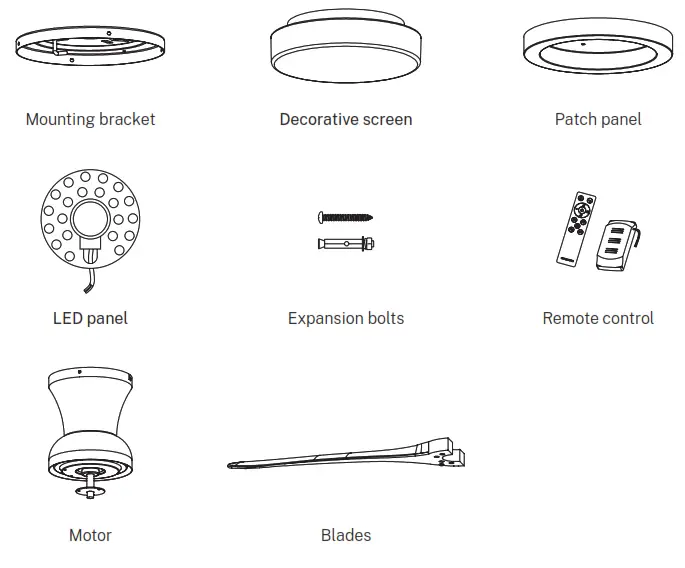 CREATE Wind Prop Ceiling Fan with DC Motor - fig13CREATE logo
