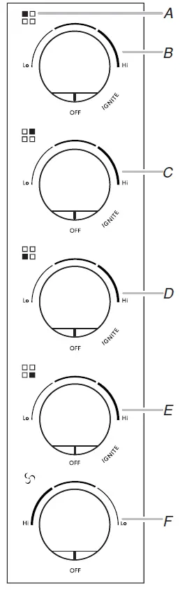JENNAIR-W11508907A-30-Inch-and-36-inch-(76.2-CM-AND-91.4-CM)-Gas-Downdraft-Cooktop-fig-1