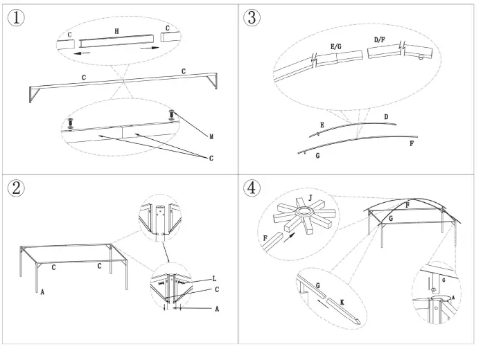 Alpulon-ZMWV102-Brown-Fully-Enclosed-Outdoor-Gazebo-User-Manual-fig-2