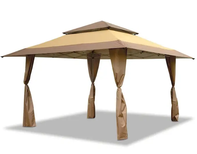 Alpulon-ZMWV102-Brown-Fully-Enclosed-Outdoor-Gazebo-User-Manual-product