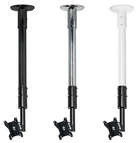 B-TECH BT7553-050 Flat Screen Ceiling-Desk Mount with Tilt And Swivel