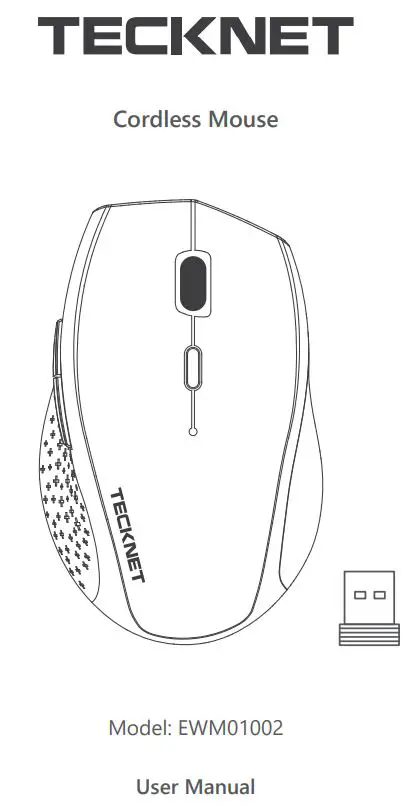 TECKNET EWM01002 Cordless Mouse User Manual