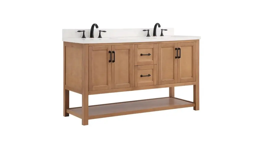 Allen Roth 9v316v30 60 In. Harwood Vanity Installation Guide