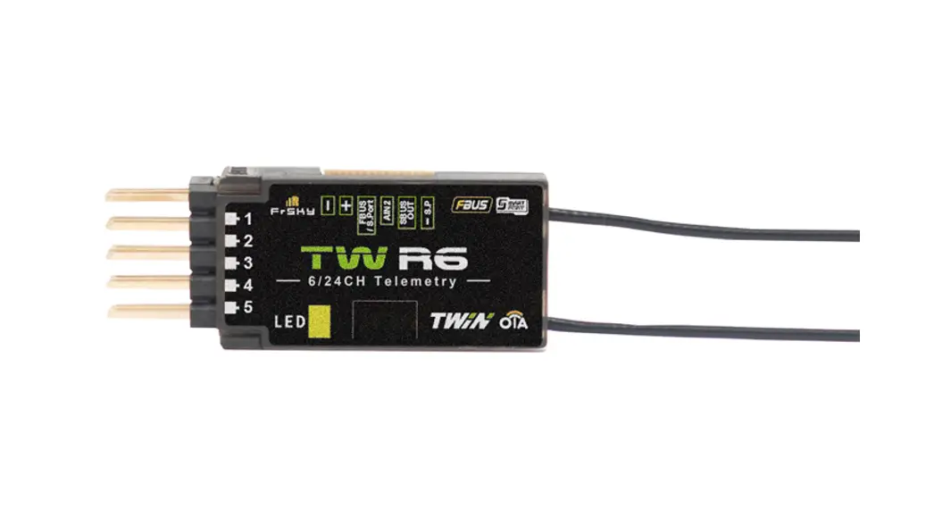 Frsky Tw R6 Dual 2.4ghz Tw Protocol 6ch Receiver Instruction Manual