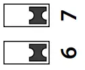 POSITIONING OF THE DIP SWITCHES