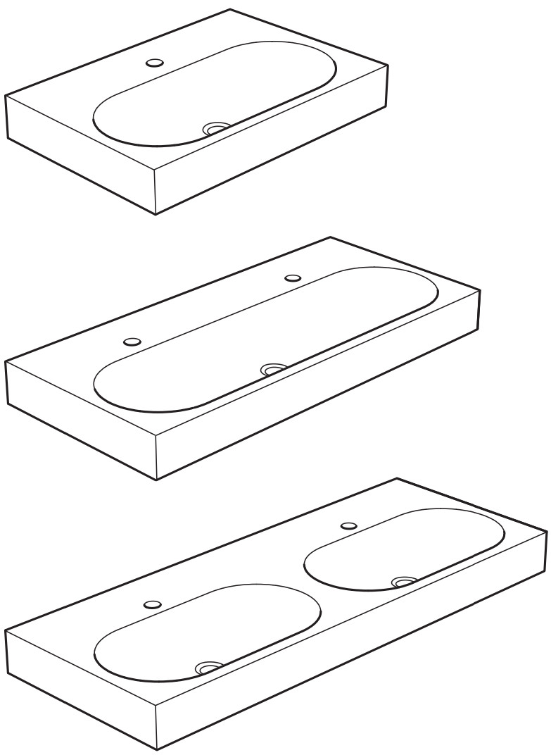 IKEA BRAVIKEN Single Wash Basin -