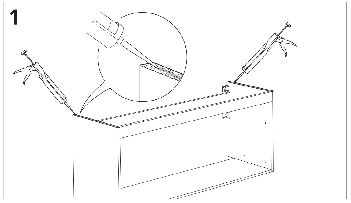 IKEA BRAVIKEN Single Wash Basin -FIG3