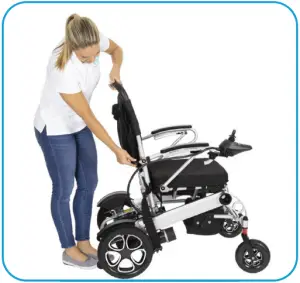 MOB1029L - Unfold and Adjust Wheelchair 10a