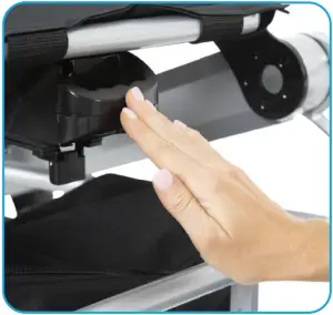 MOB1029L - Unfold and Adjust Wheelchair 7b