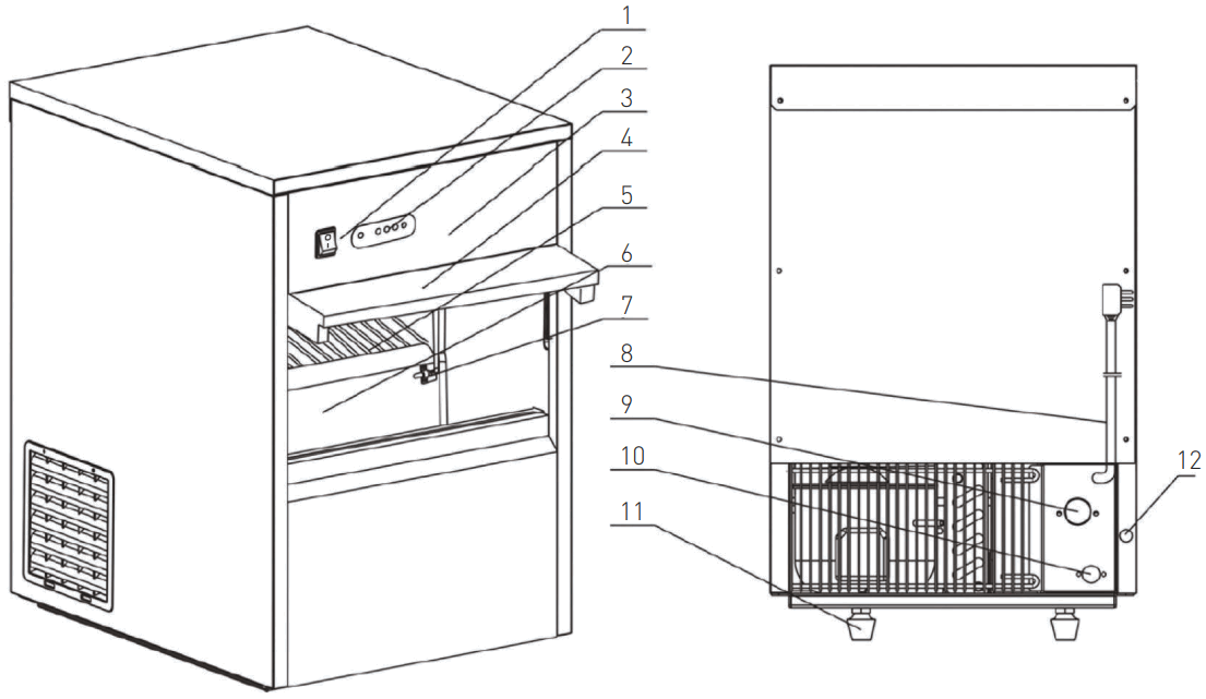 Arktic 271773 Bullet Ice Cube Maker - FIGURE 1