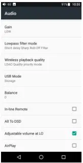 Fiio M15 Complete - Adjustable volume at LO