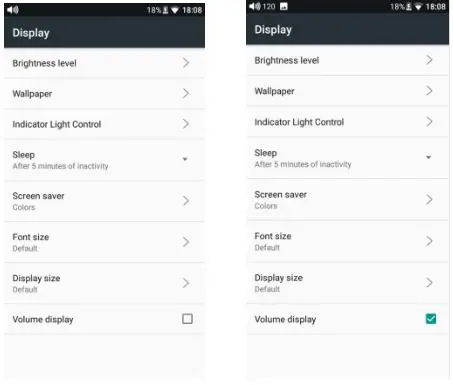 Fiio M15 Complete - Display volume