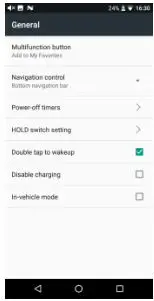 Fiio M15 Complete - Double tap to wakeup