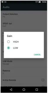 Fiio M15 Complete - Gain
