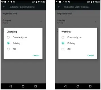 Fiio M15 Complete - Indicator status