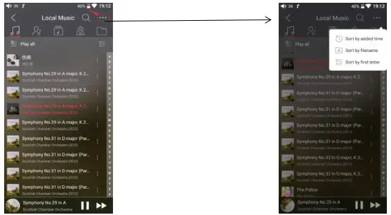 Fiio M15 Complete - Track sorted