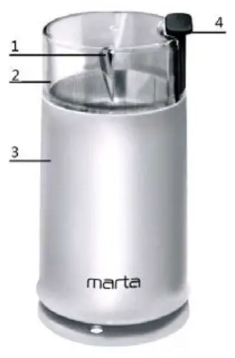 marta MT-2178 Coffee Grinder - fig 1