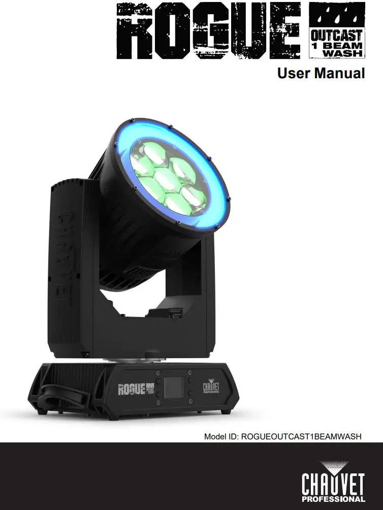 ROGUEOUTCAST1BEAMWASH Outcast 1 Beam Wash User Manual