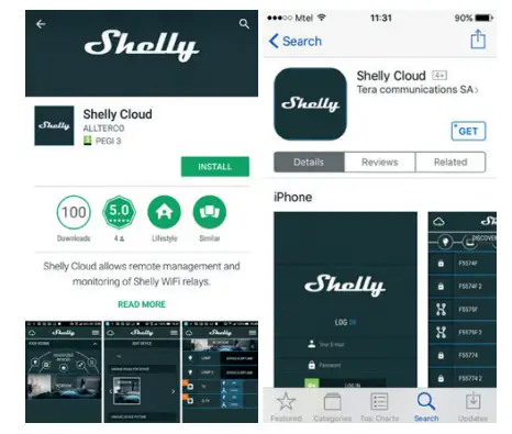 Shelly UNI Universal WiFi Sensor Input- store