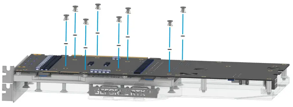 Alphacool EISBLOCK AURORA RTX N 3090 TI FTW3 Ultra Incl Backplate - Figure 5