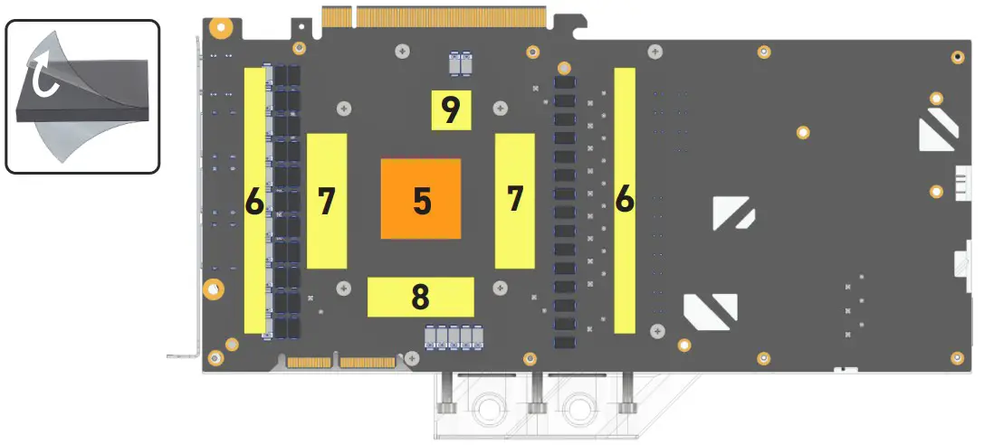 Alphacool EISBLOCK AURORA RTX N 3090 TI FTW3 Ultra Incl Backplate - Figure 6