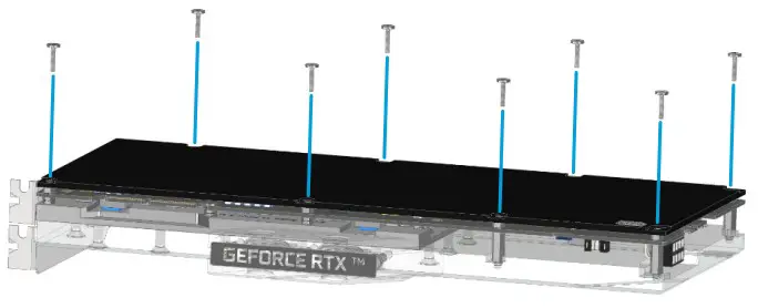 Alphacool EISBLOCK AURORA RTX N 3090 TI FTW3 Ultra Incl Backplate - Figure 7