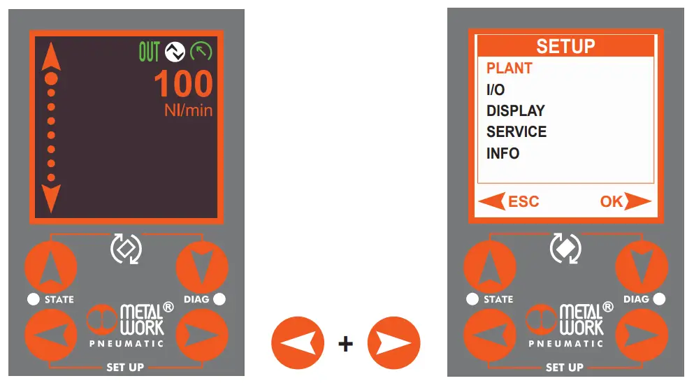 METAL WORK FLUX 1 and 2 Analogue Digital Flowmeter and Pressure Sensor - parameters