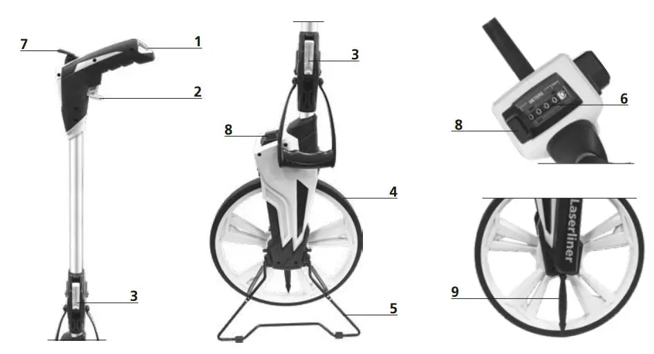 Laserliner RollPilot X12 Roller Distance Measuring Device - General safety instructions