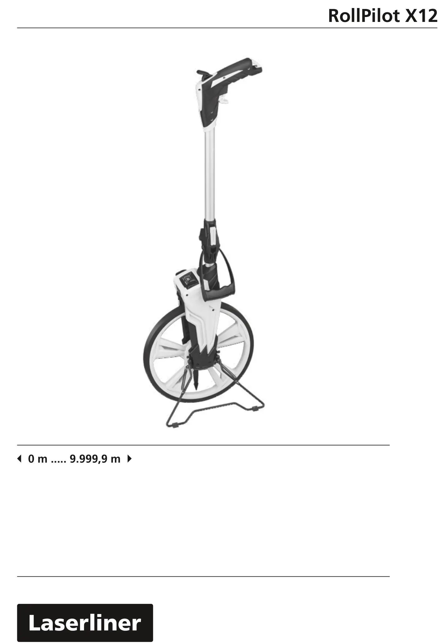 Laserliner RollPilot X12 Roller Distance Measuring Device Instruction Manual